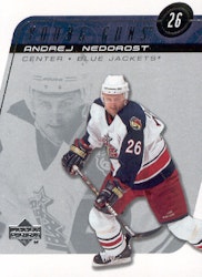 2002-03 Upper Deck #203 Andrej Nedorost YG (12-X310-BLUEJACKETS)