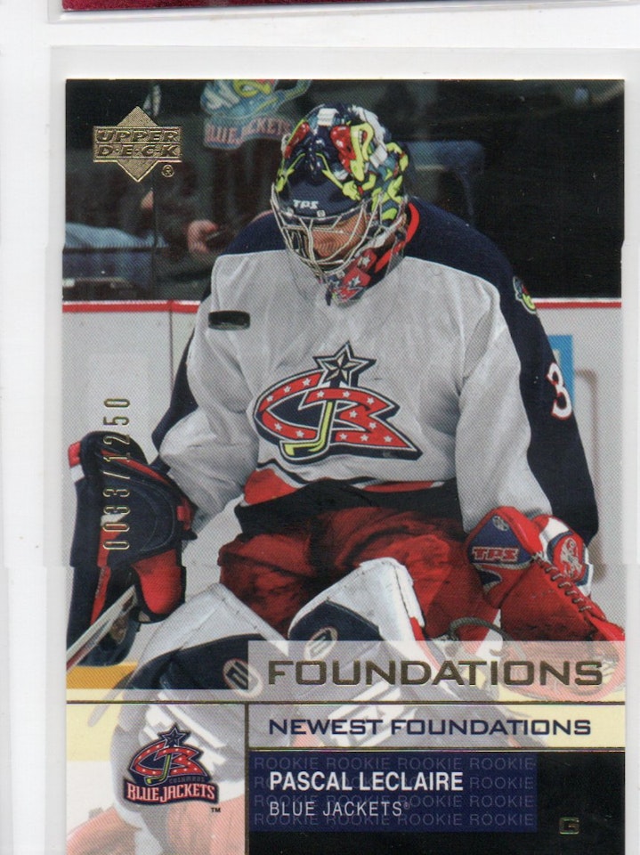 2002-03 Upper Deck Foundations #165 Pascal LeClaire NF RC (12-X313-BLUEJACKETS)