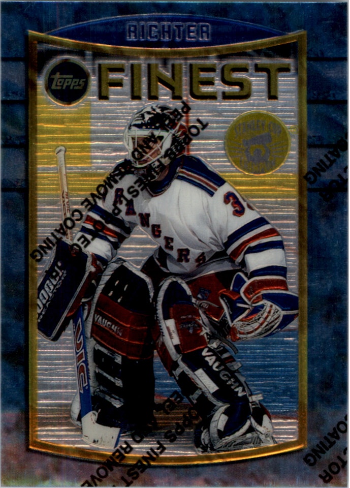 1994-95 Finest Super Team Winners #86 Mike Richter (20-X314-RANGERS)