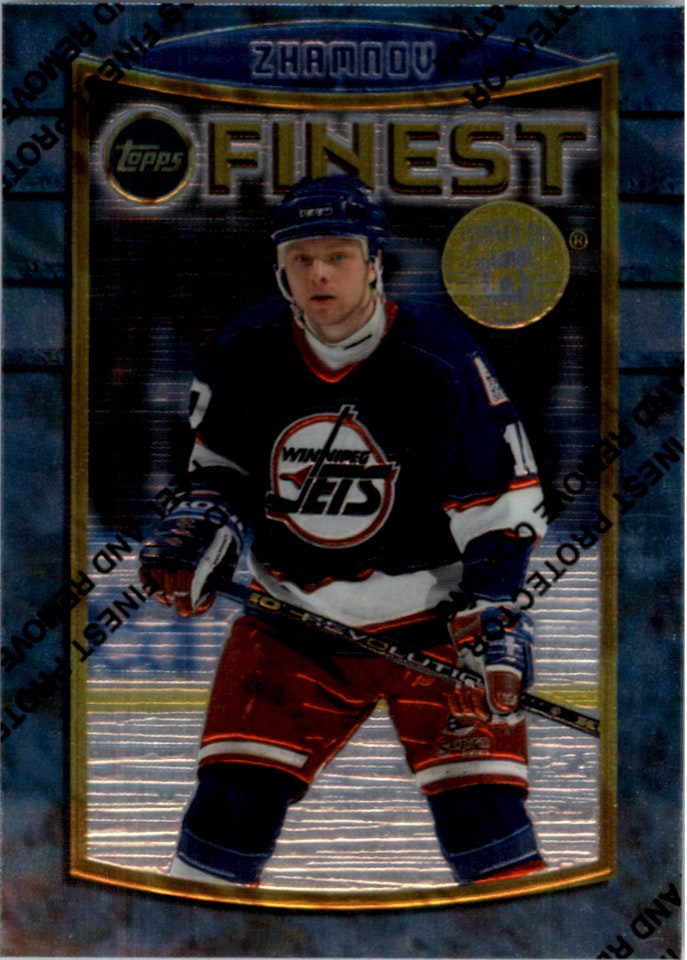 1994-95 Finest Super Team Winners #102 Alexei Zhamnov (12-X314-NHLJETS)