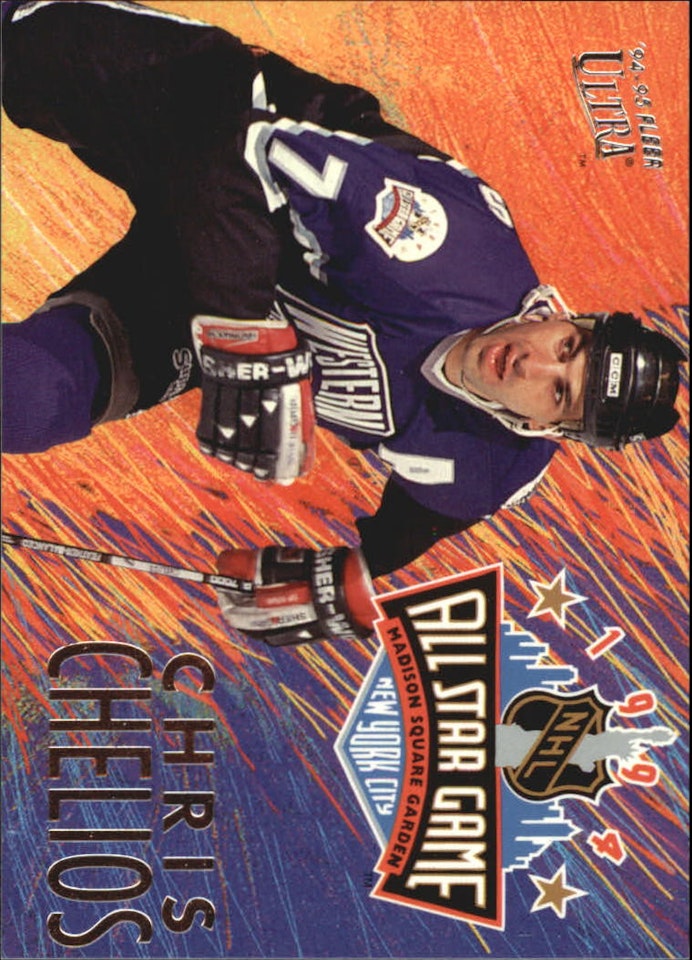 1994-95 Ultra All-Stars #8 Chris Chelios (10-X314-BLACKHAWKS)