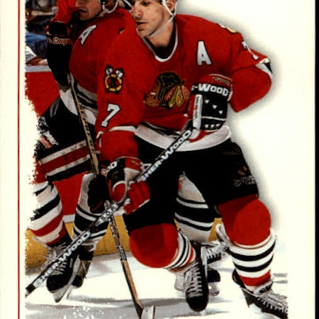 1995-96 Score #3 Chris Chelios (5-X315-BLACKHAWKS)