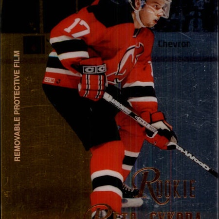 1995-96 Select Certified #144 Petr Sykora RC (10-X314-DEVILS)
