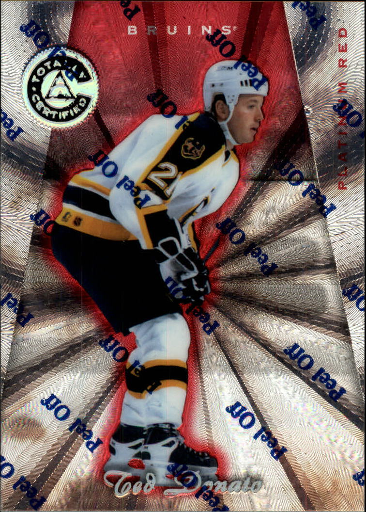 1997-98 Pinnacle Certified #87 Ted Donato-Boston Bruins 