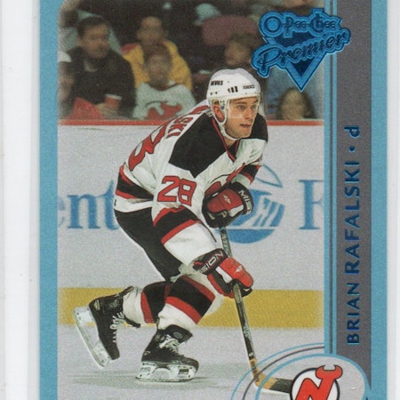 2002-03 O-Pee-Chee Premier Blue #160 Brian Rafalski (15-X315-DEVILS)