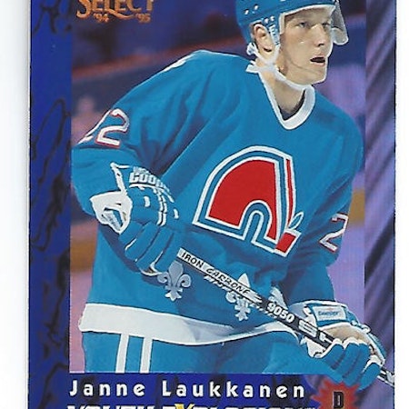 1994-95 Select Youth Explosion #YE3 Janne Laukkanen (10-X316-NORDIQUES)