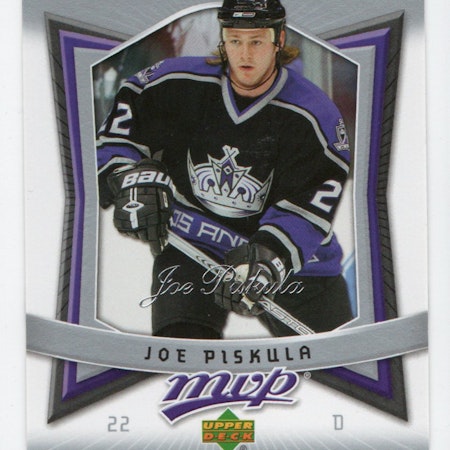 2007-08 Upper Deck MVP #331 Joe Piskula RC (10-X72-NHLKINGS)