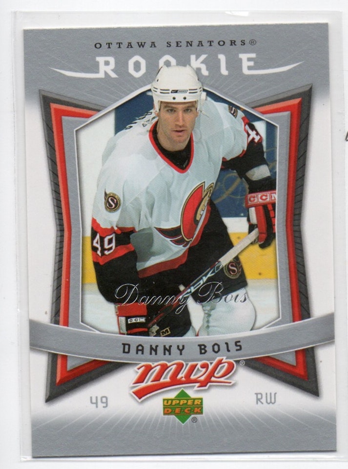 2007-08 Upper Deck MVP #347 Danny Bois RC (10-X299-SENATORS)