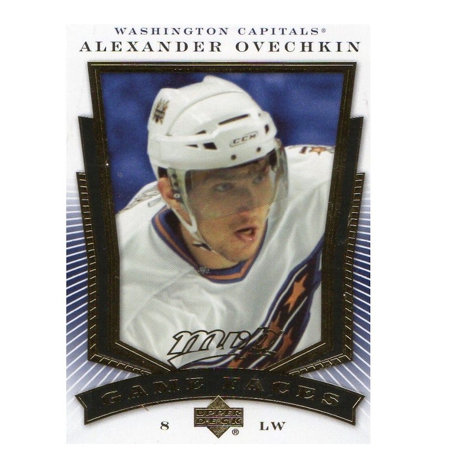 2007-08 Upper Deck MVP Game Faces #GF7 Alexander Ovechkin (12-X139-CAPITALS)