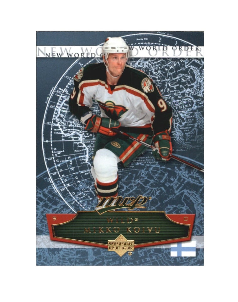 2007-08 Upper Deck MVP New World Order #NW7 Mikko Koivu (10-X172-NHLWILD)