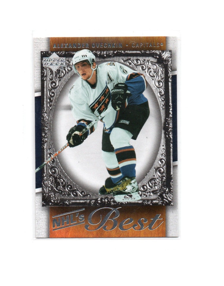 2007-08 Upper Deck NHL's Best #B4 Alexander Ovechkin (60-X267-CAPITALS) (2)