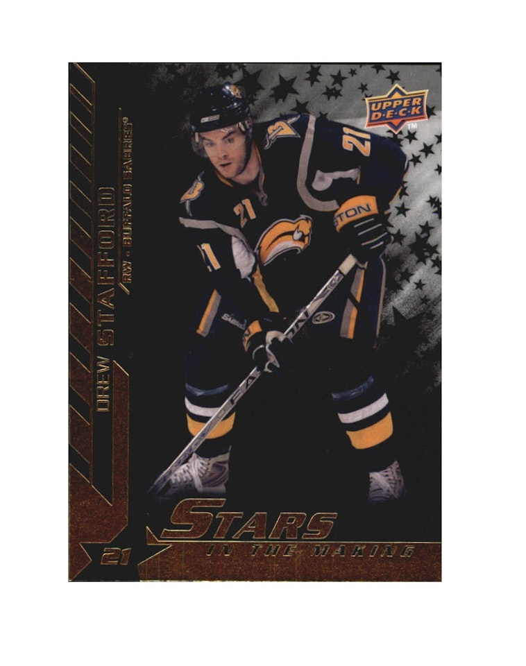 2007-08 Upper Deck Stars In The Making #SM7 Drew Stafford (10-X175-SABRES)