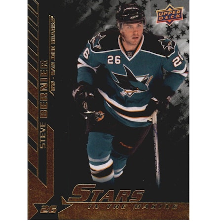 2007-08 Upper Deck Stars In The Making #SM10 Steve Bernier (10-X174-SHARKS) (2)