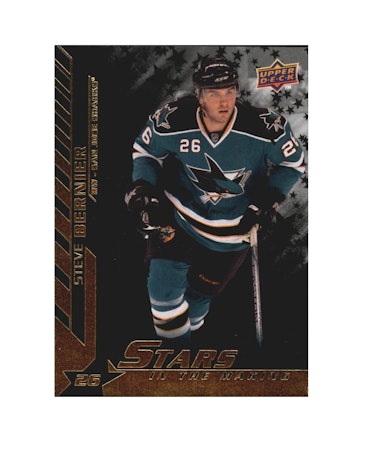 2007-08 Upper Deck Stars In The Making #SM10 Steve Bernier (10-X191-SHARKS)