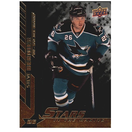 2007-08 Upper Deck Stars In The Making #SM10 Steve Bernier (10-X191-SHARKS)