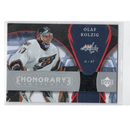 2007-08 Upper Deck Trilogy Honorary Swatches #HSOK Olaf Kolzig (30-X149-GAMEUSED-CAPITALS)