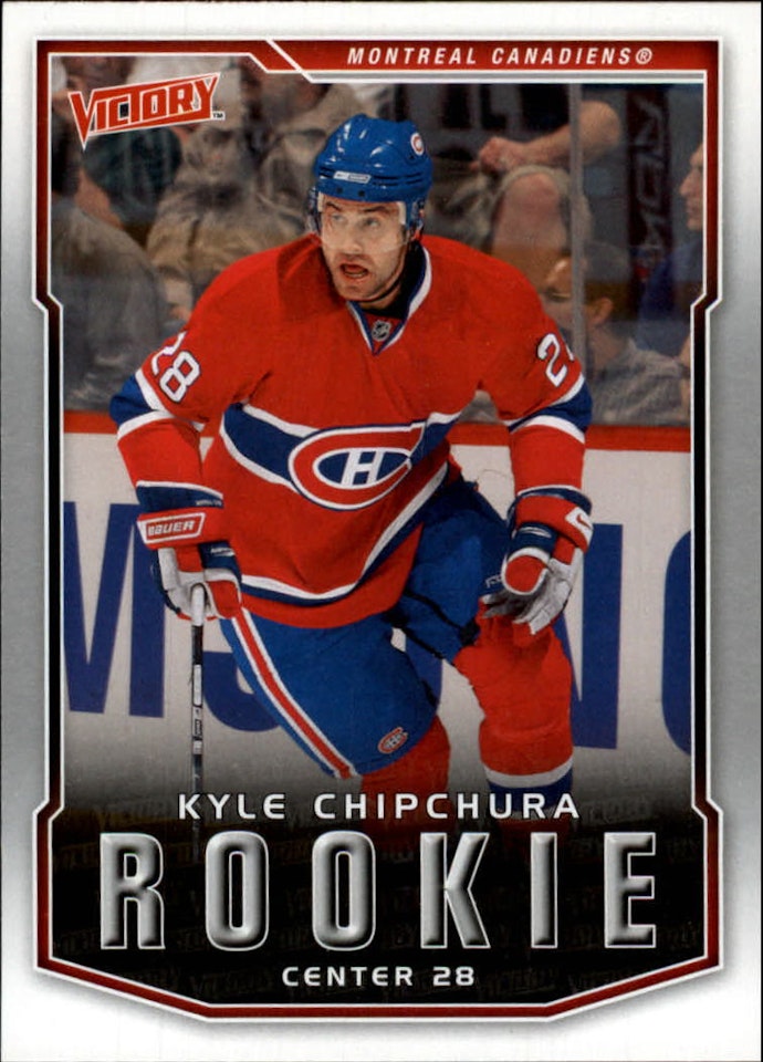 2007-08 Upper Deck Victory #318 Kyle Chipchura RC (10-X293-CANADIENS) (2)