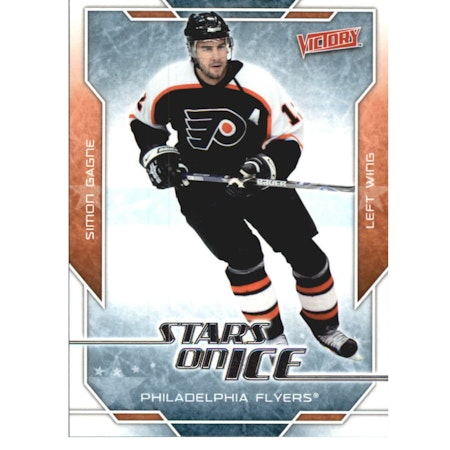 2007-08 Upper Deck Victory Stars on Ice #SI25 Simon Gagne (10-X172-FLYERS)