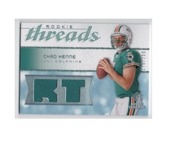 2008 SP Rookie Threads Rookie Threads 250 #RTCH Chad Henne (40-X168-NFLDOLPHINS)