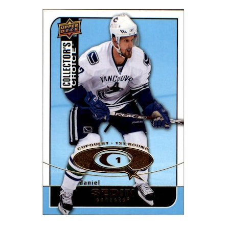 2008-09 Collector's Choice Cup Quest #CQ6 Daniel Sedin FR (12-X214-CANUCKS)