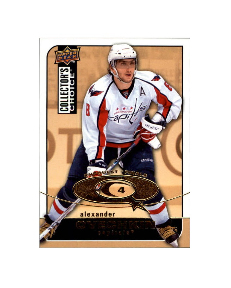 2008-09 Collector's Choice Cup Quest #CQ81 Alexander Ovechkin F (50-X67-CAPITALS)