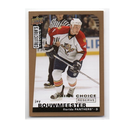 2008-09 Collector's Choice Prime Reserve Gold #76 Jay Bouwmeester (25-X223-NHLPANTHERS)