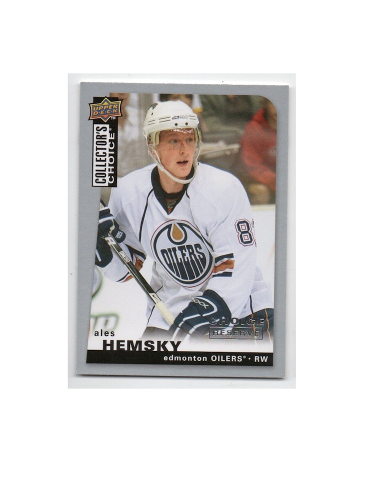 2008-09 Collector's Choice Reserve Silver #1 Ales Hemsky (10-X222-OILERS)