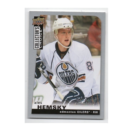 2008-09 Collector's Choice Reserve Silver #1 Ales Hemsky (10-X222-OILERS)