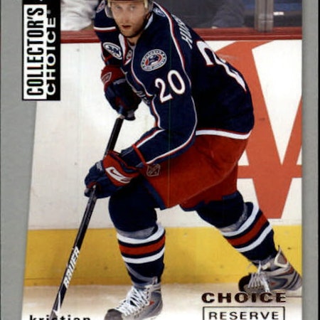 2008-09 Collector's Choice Reserve Silver #93 Kristian Huselius (10-X314-BLUEJACKETS)