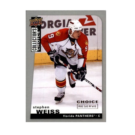 2008-09 Collector's Choice Reserve Silver #180 Stephen Weiss (10-X214-NHLPANTHERS)