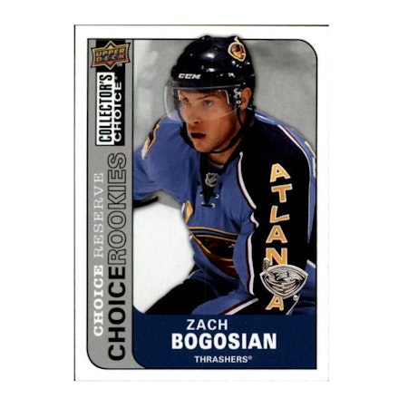 2008-09 Collector's Choice Reserve Silver #204 Zach Bogosian (20-X214-THRASHERS)