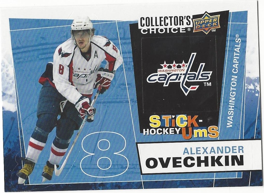 2008-09 Collector's Choice Stick-Ums #UMS1 Alexander Ovechkin (15-X41-CAPITALS)