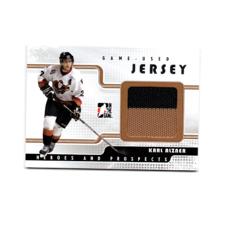 2008-09 ITG Heroes and Prospects Jerseys #GUJ17 Karl Alzner (50-X92-OTHERS)