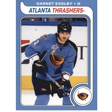 2008-09 O-Pee-Chee 1979-80 Retro #130 Garnet Exelby (10-X173-THRASHERS)