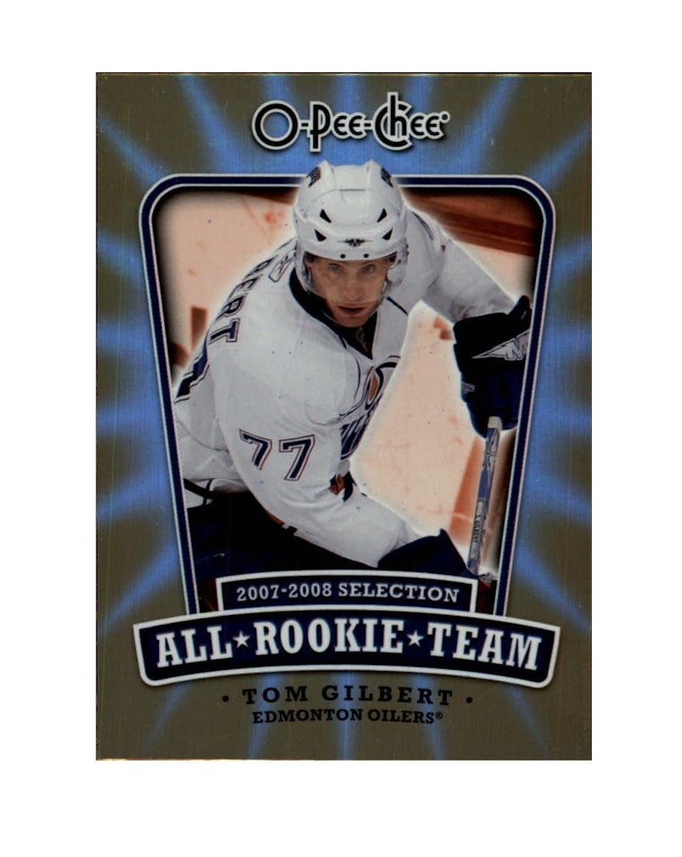 2008-09 O-Pee-Chee All-Rookie Team #ARTTG Tom Gilbert (10-X173-OILERS)