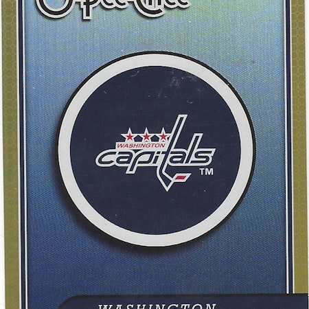 2008-09 O-Pee-Chee Team Checklists #CL30 Washington Capitals (15-27x5-CAPITALS)