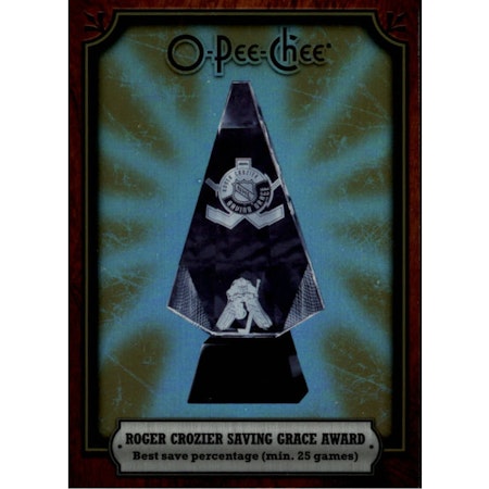 2008-09 O-Pee-Chee Trophy Cards #AWDDE Roger Crozier (10-X171-OTHERS)
