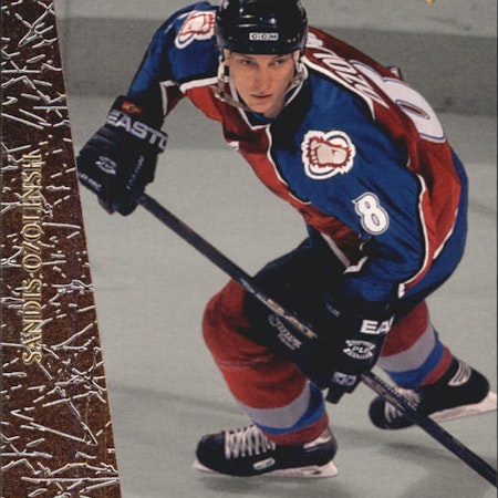 1996-97 Collector's Choice MVP #UD35 Sandis Ozolinsh (10-X318-AVALANCHE)