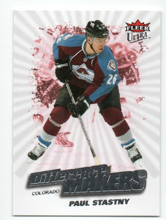 2008-09 Ultra Difference Makers #DM4 Paul Stastny (10-242x4-AVALANCHE)
