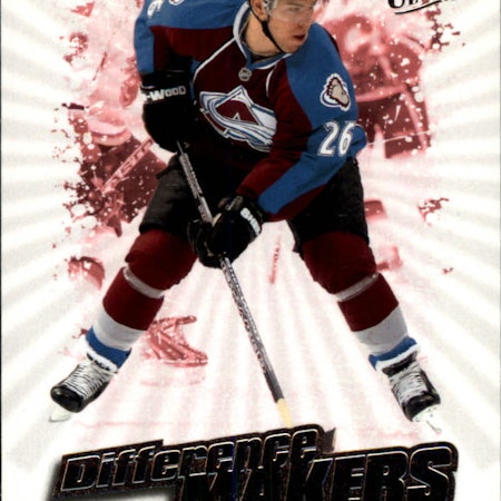 2008-09 Ultra Difference Makers #DM4 Paul Stastny (10-X61-AVALANCHE)