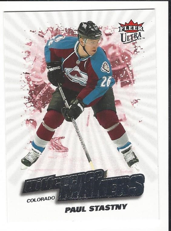 2008-09 Ultra Difference Makers #DM4 Paul Stastny (10-X113-AVALANCHE)