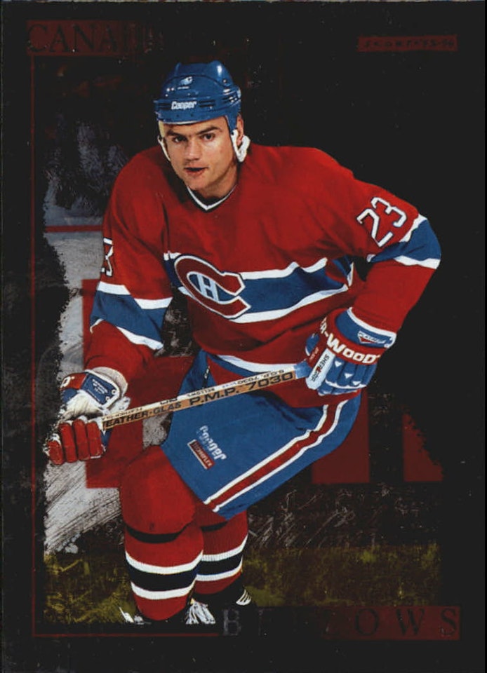 1995-96 Score Black Ice #231 Brian Bellows (10-X320-CANADIENS)