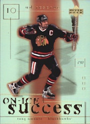 2000-01 UD Reserve On-Ice Success #OS2 Tony Amonte (12-X320-BLACKHAWKS)