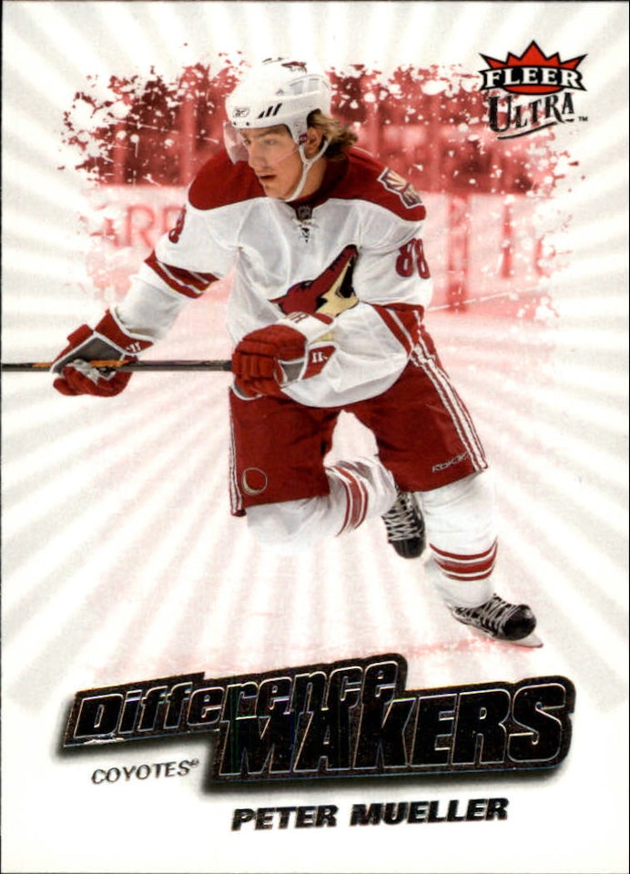 2008-09 Ultra Difference Makers #DM8 Peter Mueller (10-156x2-COYOTES)