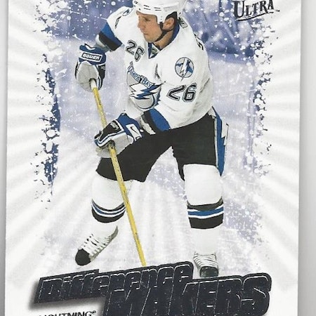 2008-09 Ultra Difference Makers #DM10 Martin St. Louis (10-X43-LIGHTNING)
