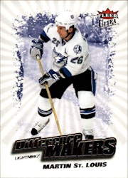 2008-09 Ultra Difference Makers #DM10 Martin St. Louis (10-X61-LIGHTNING)