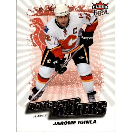 2008-09 Ultra Difference Makers #DM13 Jarome Iginla (10-X171-FLAMES)