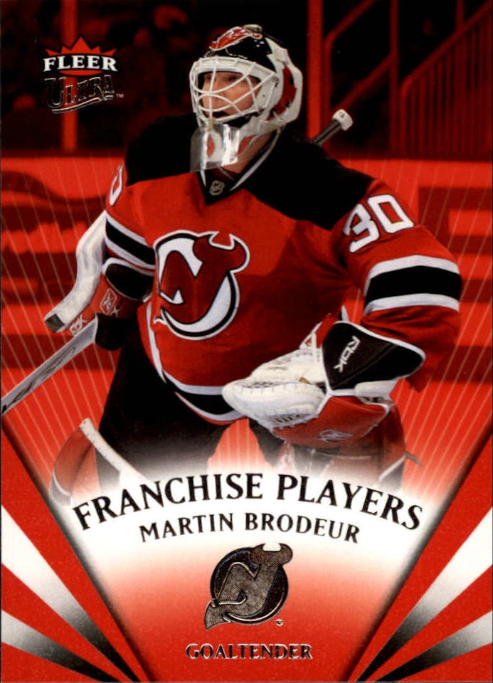 2008-09 Ultra Franchise Players #FP6 Martin Brodeur (15-X55-DEVILS) (2)