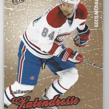 2008-09 Ultra Gold Medallion #39 Guillaume Latendresse (10-X109-CANADIENS)