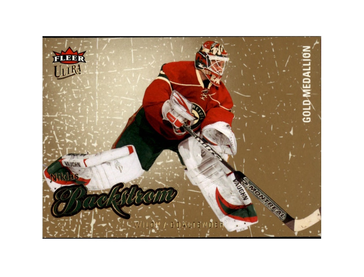 2008-09 Ultra Gold Medallion #165 Niklas Backstrom (10-22x8-NHLWILD)